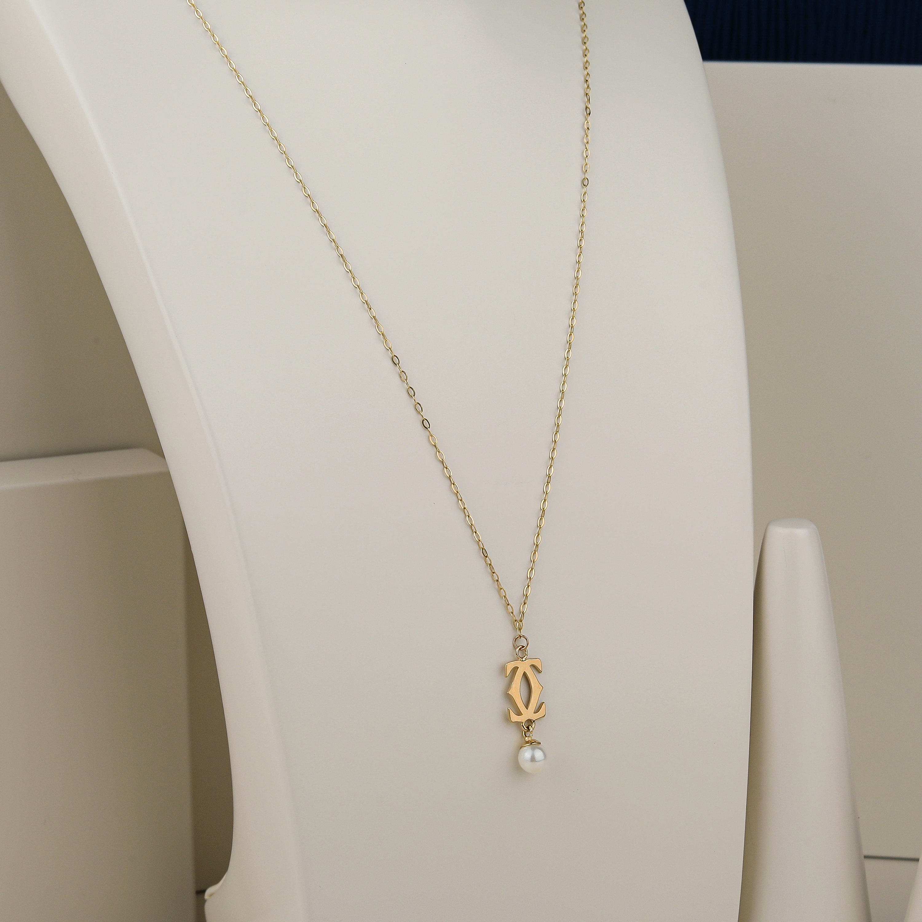 18 karat gold choker, made in Turkey - (H-0825)